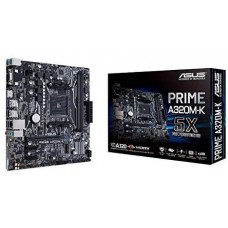 ASUS Prime A320M-K AM4 uATX Motherboard With LED lighting DDR4 32Gb/s M.2 HDMI SATA 6Gb/s